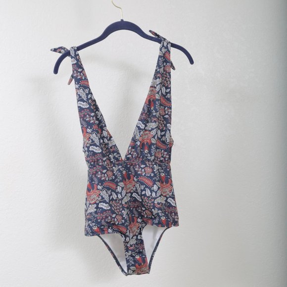 NWOT VerdeLimon San Antonio Paisley One Piece Swimsuit, M - Picture 8 of 11